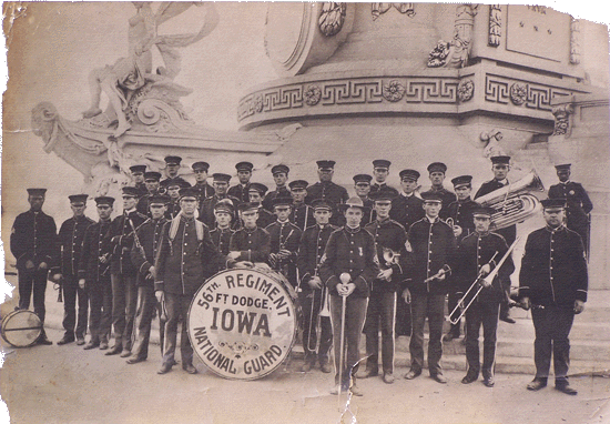 56th Regimental Band in St. Louis in 1904