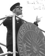 Conducting Massed Band in 1960 - click to enlarge